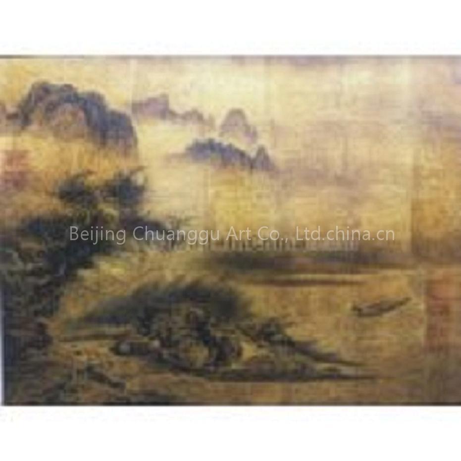 Lacquer Landscape Painting