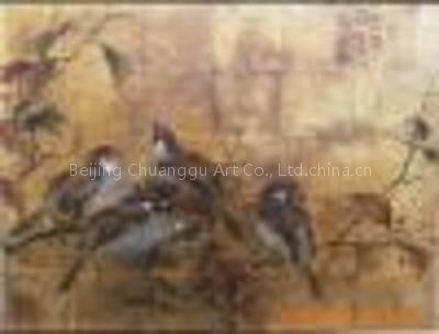 Lacquer Painting-Birds
