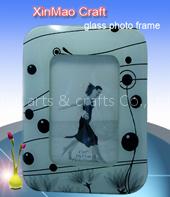 pretty glass photo frame for fun
