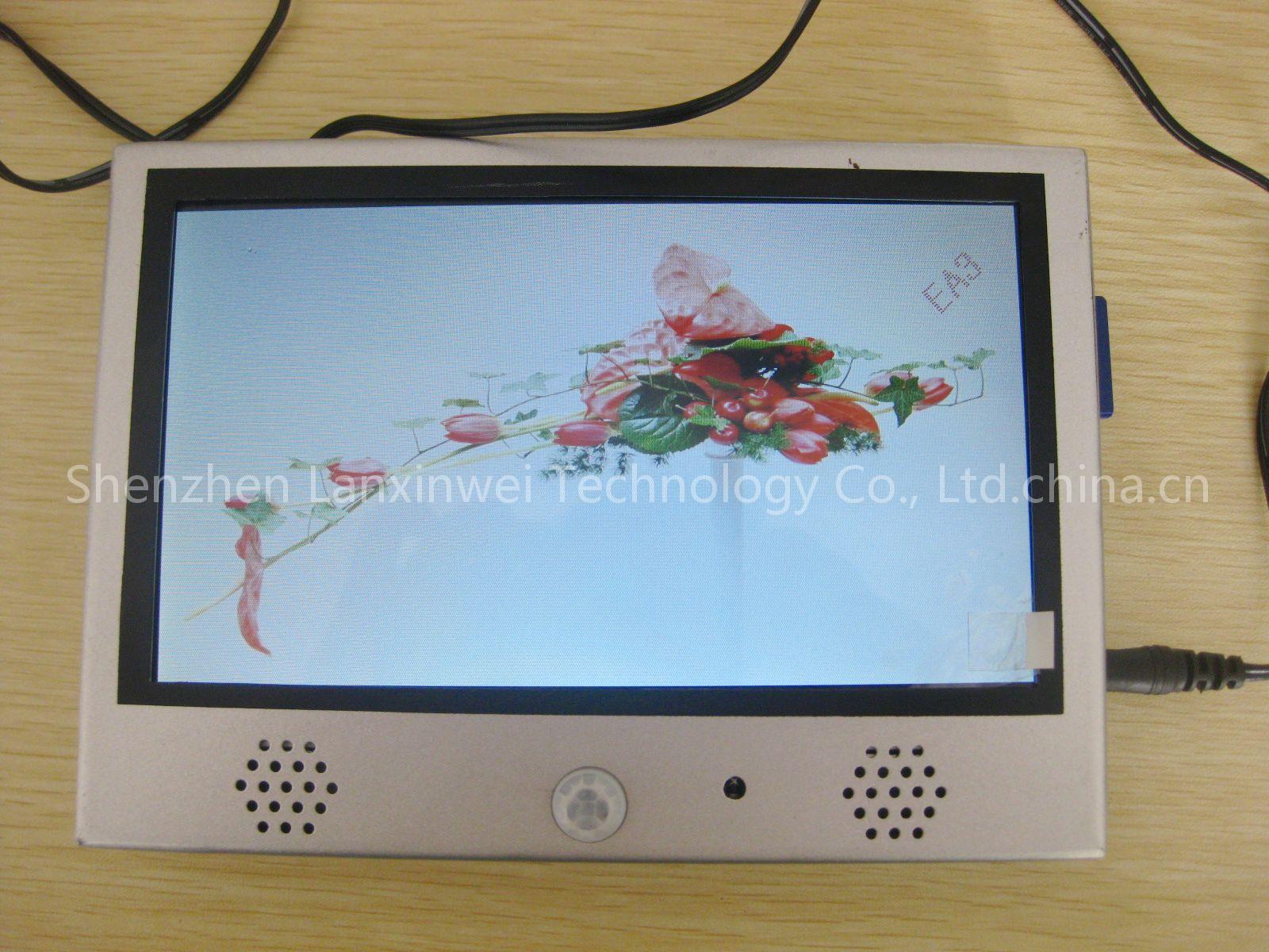 7 inch 800*600 advertising lcd ad player