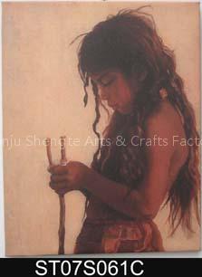 Oil Painting-Indian Art Print 18*14''