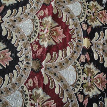 100% polyester upholstery jacquard chenille fabric