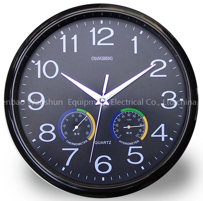 Hygrothermograph clock