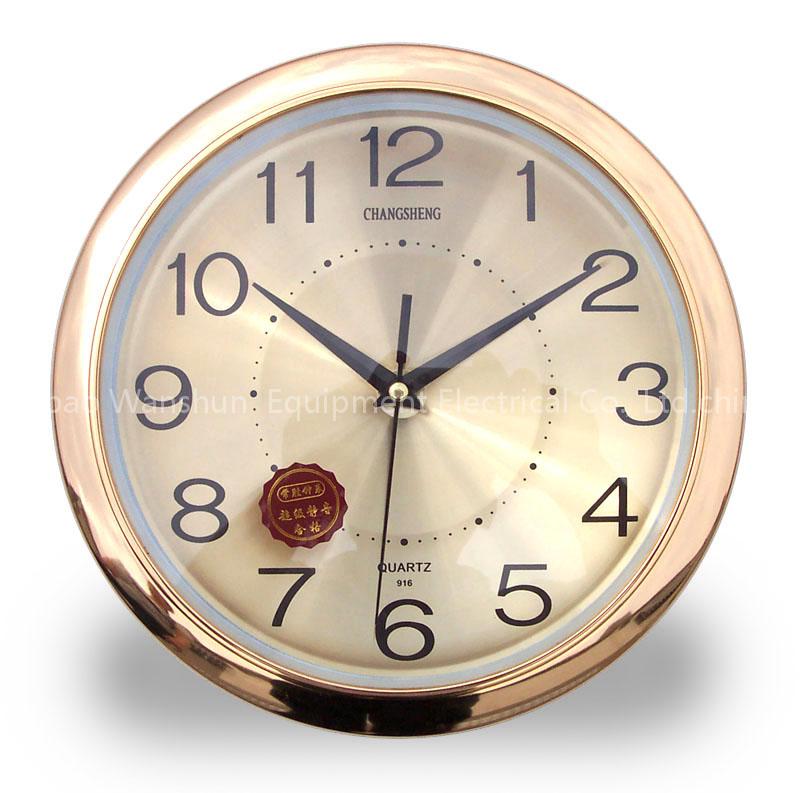 Alumunum Dial Quartz Wall Clock