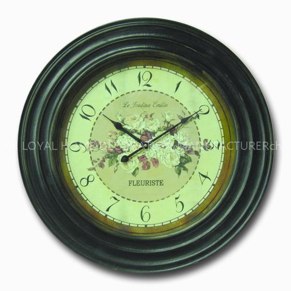 Antique clock/Antique wooden clock/big wooden clock