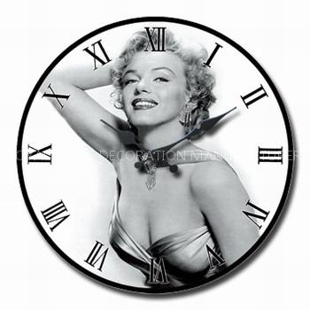 Art glass wall clock