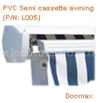 PVC Half Cassette Awning (P/N: L005)