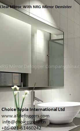 Heated Mirror Clear Mirror Fogless Heated Shower Mirror