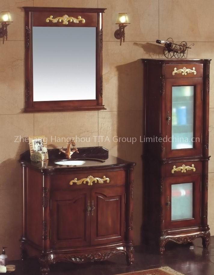 Antique oak bathroom furniture