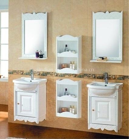 oak bath cabinet