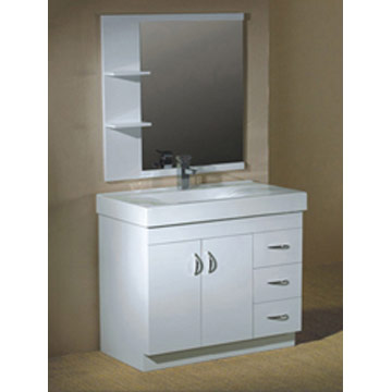 PVC Cabinet and Acrylic Basin