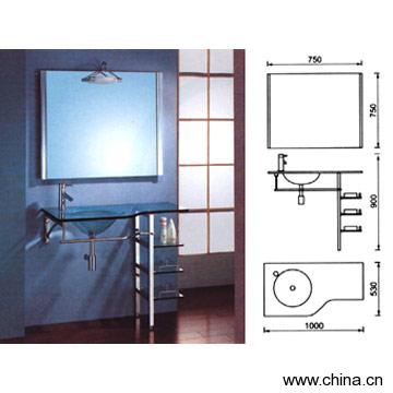 Glass Sanitary Cabinet