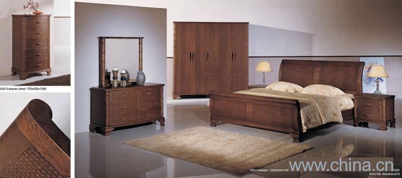 5-Drawer Chest, Dresser, 5-Door Wardrobe, Bed, Night Stand