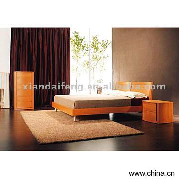 Bed, Night Stand & Dresser