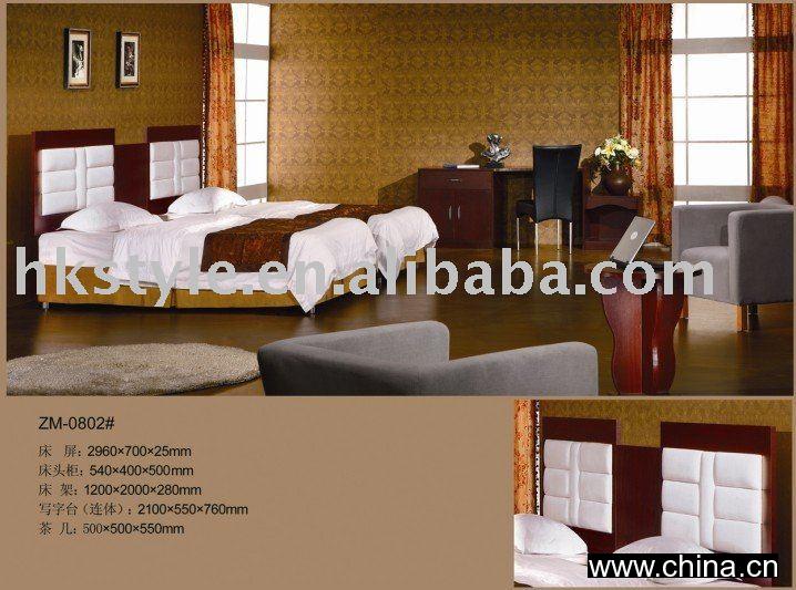 Bed/Hotel bedroom sets/Bedroom furniture (ZM-0802#)