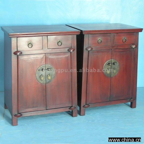 Chinese Style Bedstand (A Pair )