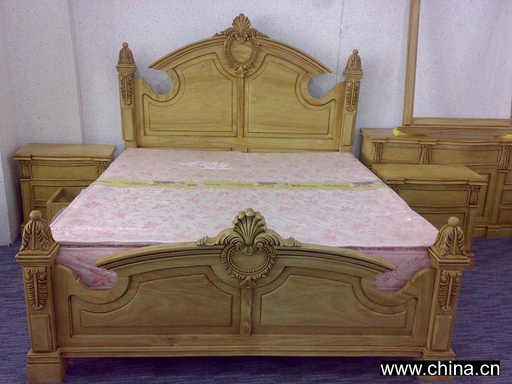 Wooden Double-bed Set
