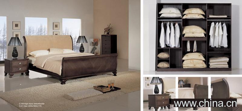 Bed, Night Stand