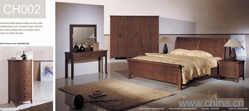 5-Drawer Chest, Dresser, 6-Door Wardrobe, Bed, Night Stand