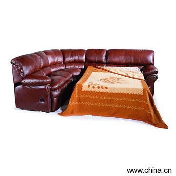 Sectional Leather Sofa / Sofa Bed