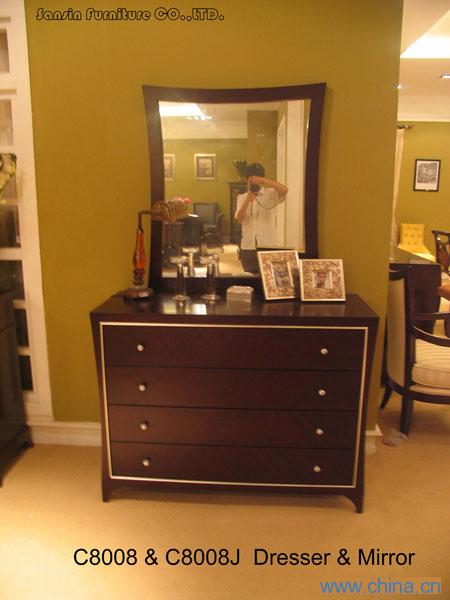 C8008 Dresser & Mirror