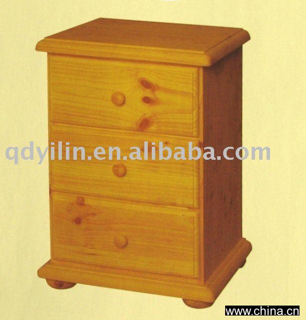 3 drawer bedside