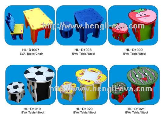 Eva table/Eva chair/EVA stool/Diy table/Diy chair/Diy stool/table/chair/stool/ children's table/children's chair/ children's stool/ children's furniture