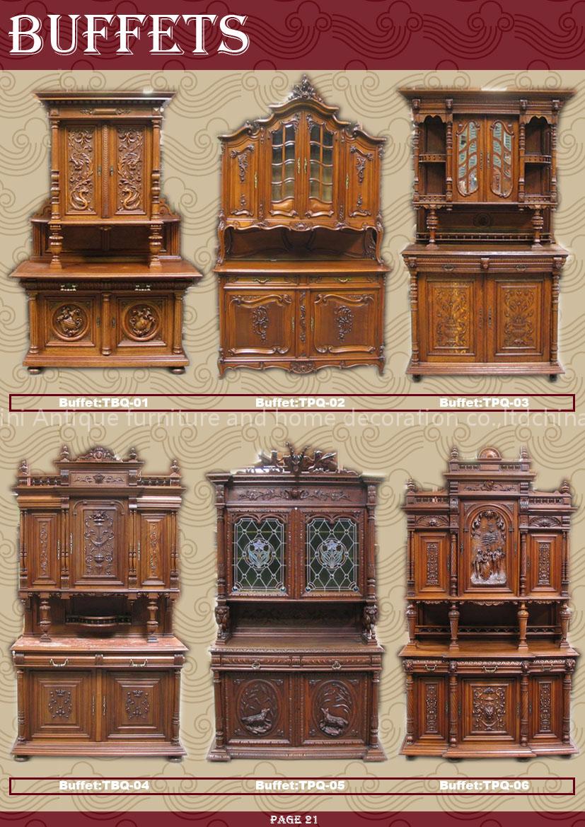 Classical wooden buffets