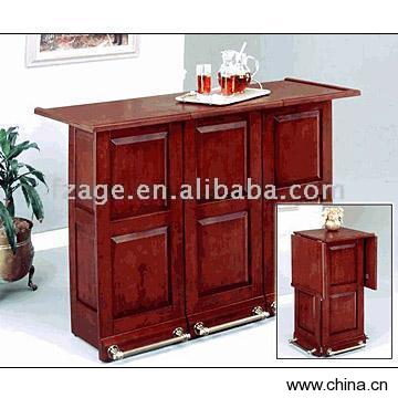 Swing Open Portable Bar