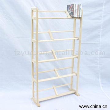 Wooden CD Rack