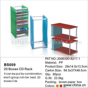 20-Box CD Rack