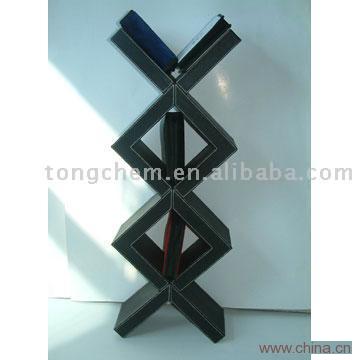 Leather CD Shelf