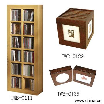 Wooden CD Racks