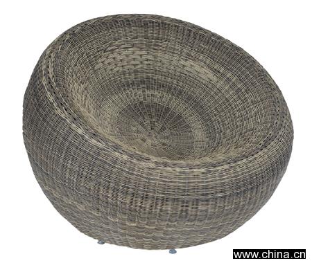 Faux Rattan Chair (NJ352)