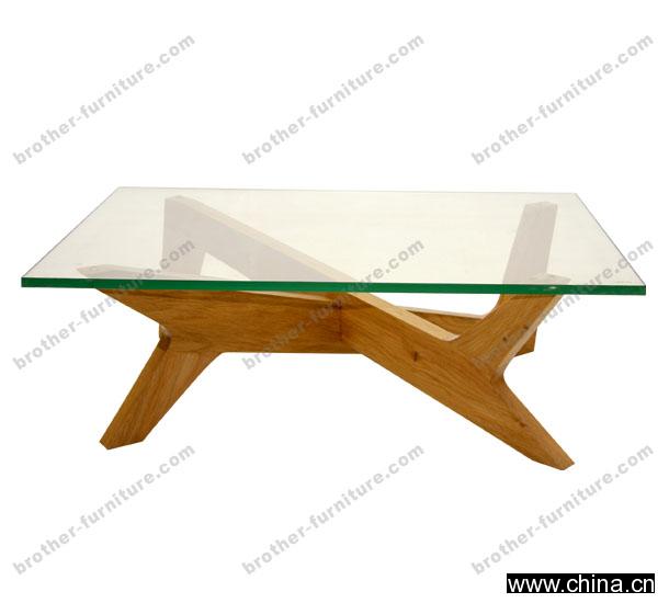 Cross coffee table