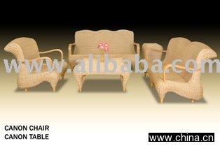 Canon Sofa Set (3-2-1) +Table- Rattan