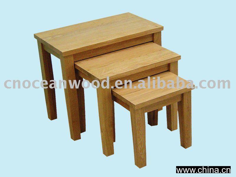 oak furniture Nesting Table