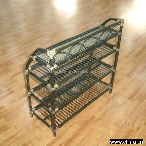 Rattan Shoe Rack