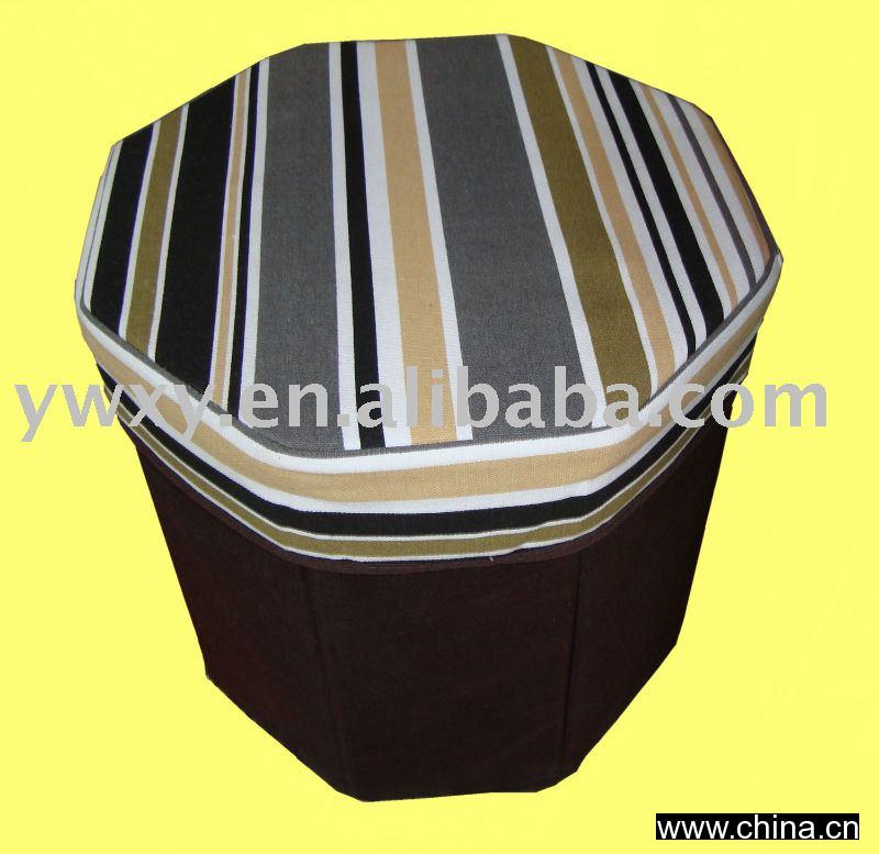 folding storage stool