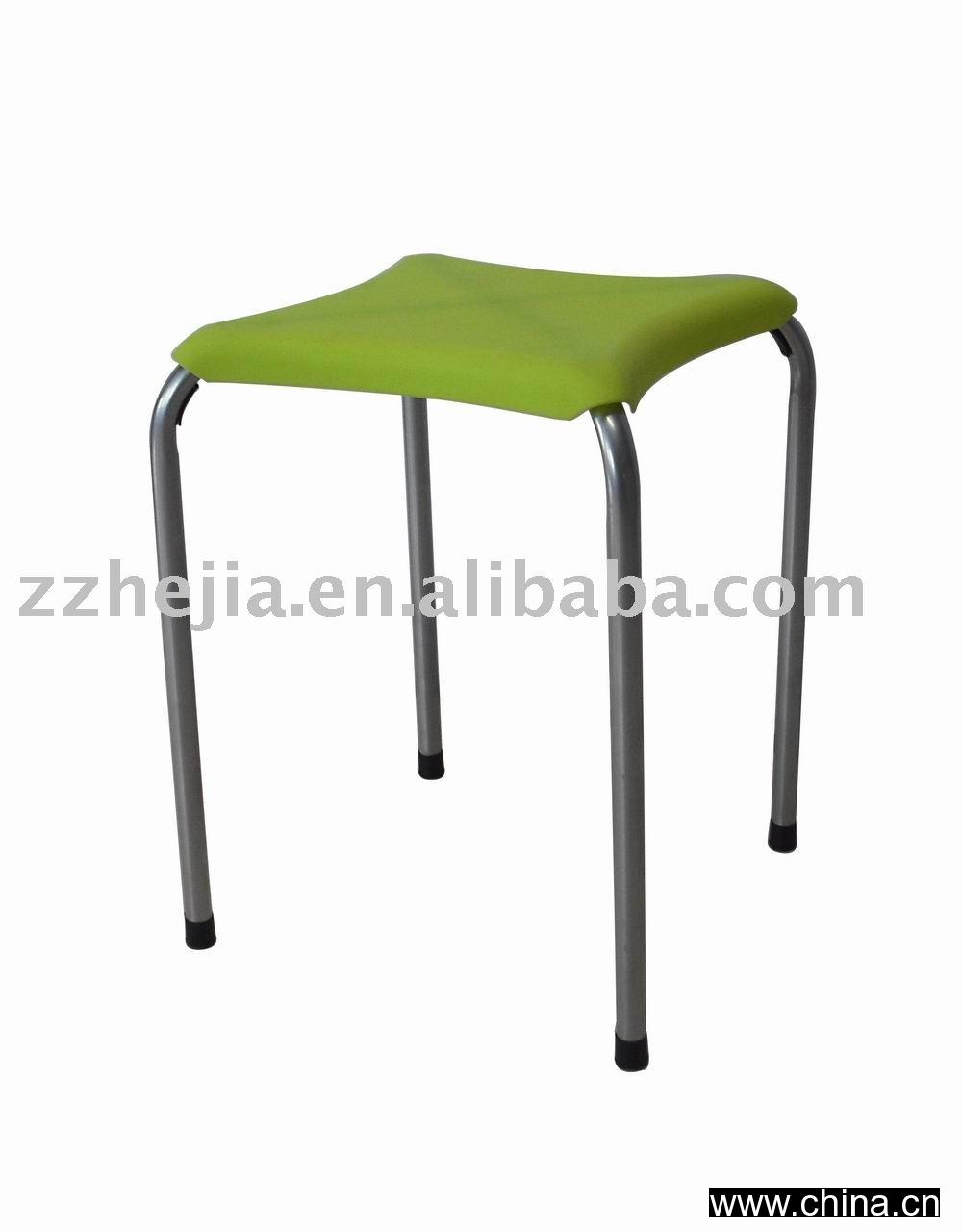 Steel plastic Stool