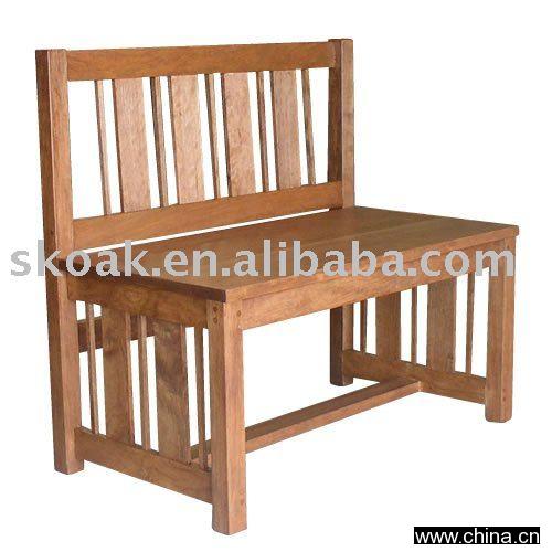 wooden bench