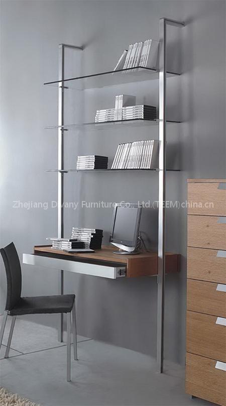 Glass Bookcase,metal bookshelf,computer desk,divani,teem