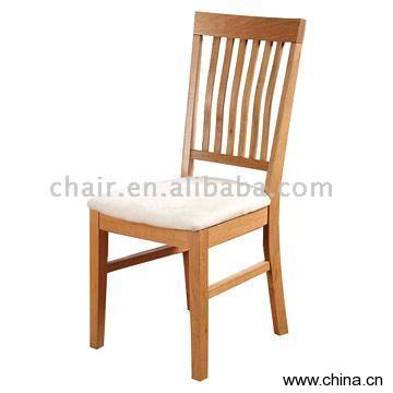 Oak Dining Chair with Leather Seat