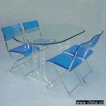 Acrylic Chair/Acrylic Table