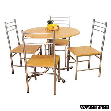 Steel Table & Chairs