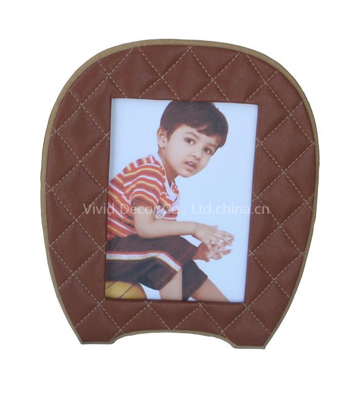 Faux Leather photo frame, Avaialble in Various Colors