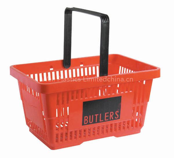 Shopping plastic basket