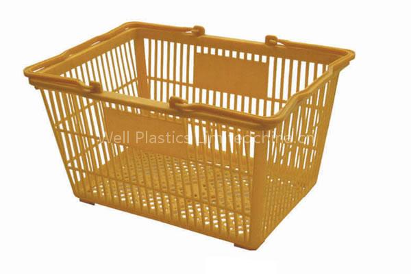 Supermarket handle Plastic Basket,