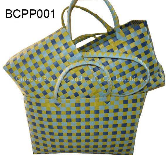 Plastic Straw Baskets