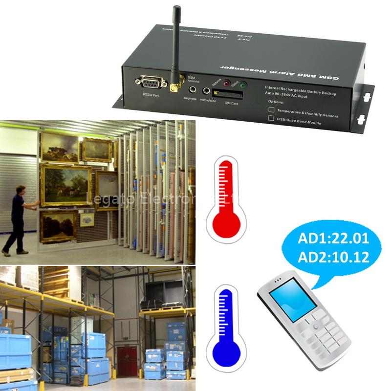 Multi-Temperature SMS Alert Controller